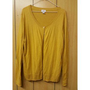 Old Navy Yellow Cardigan